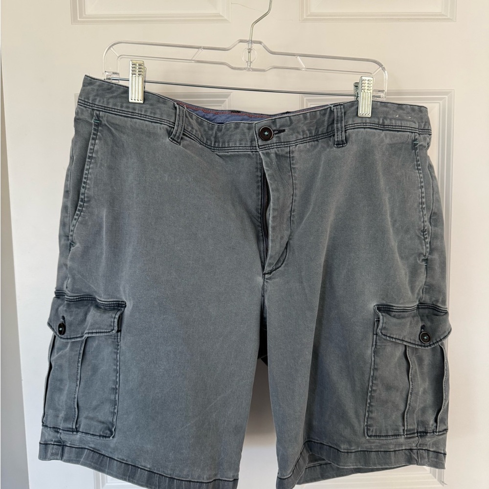 Tommy Bahama Charcoal Cargo Shorts